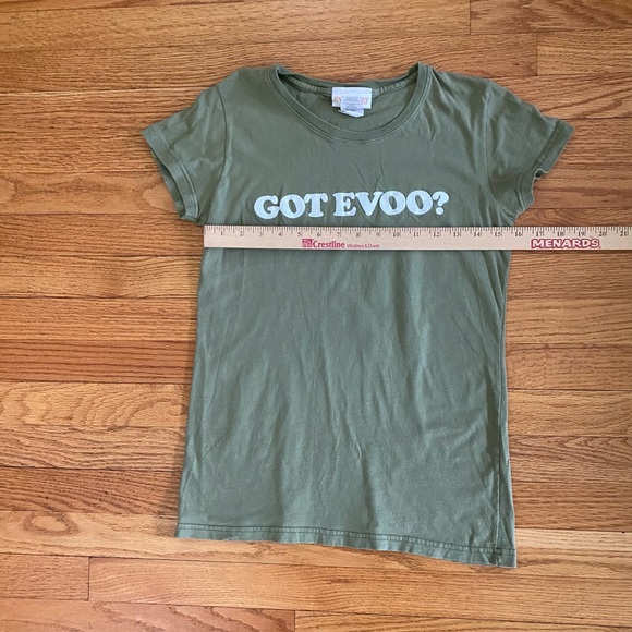 Rachael Ray Tshirt GOT EVOO? Women’s Large Green Everyday with Rachael Ray - Picture 4 of 5